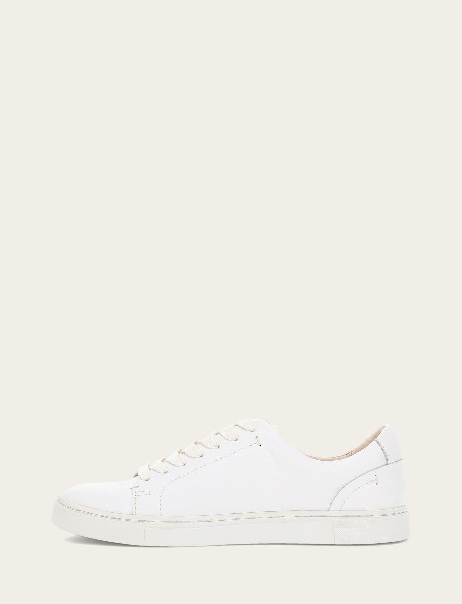 Frye Quality - Women's White Ivy Low Lace Sneakers