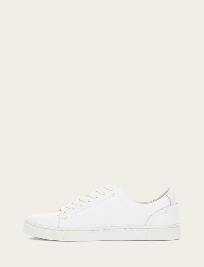 Frye Quality - Women's White Ivy Low Lace Sneakers