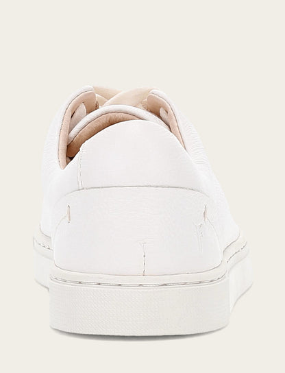 Frye Quality - Women's White Ivy Low Lace Sneakers