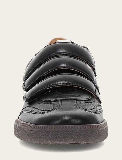 Frye Best Price - Women's Black Milly 3 Strap Sneakers