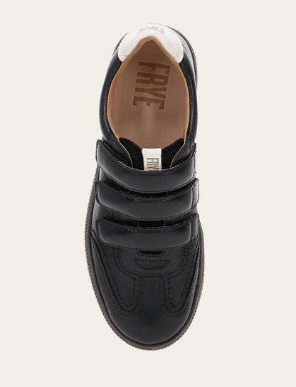 Frye Best Price - Women's Black Milly 3 Strap Sneakers