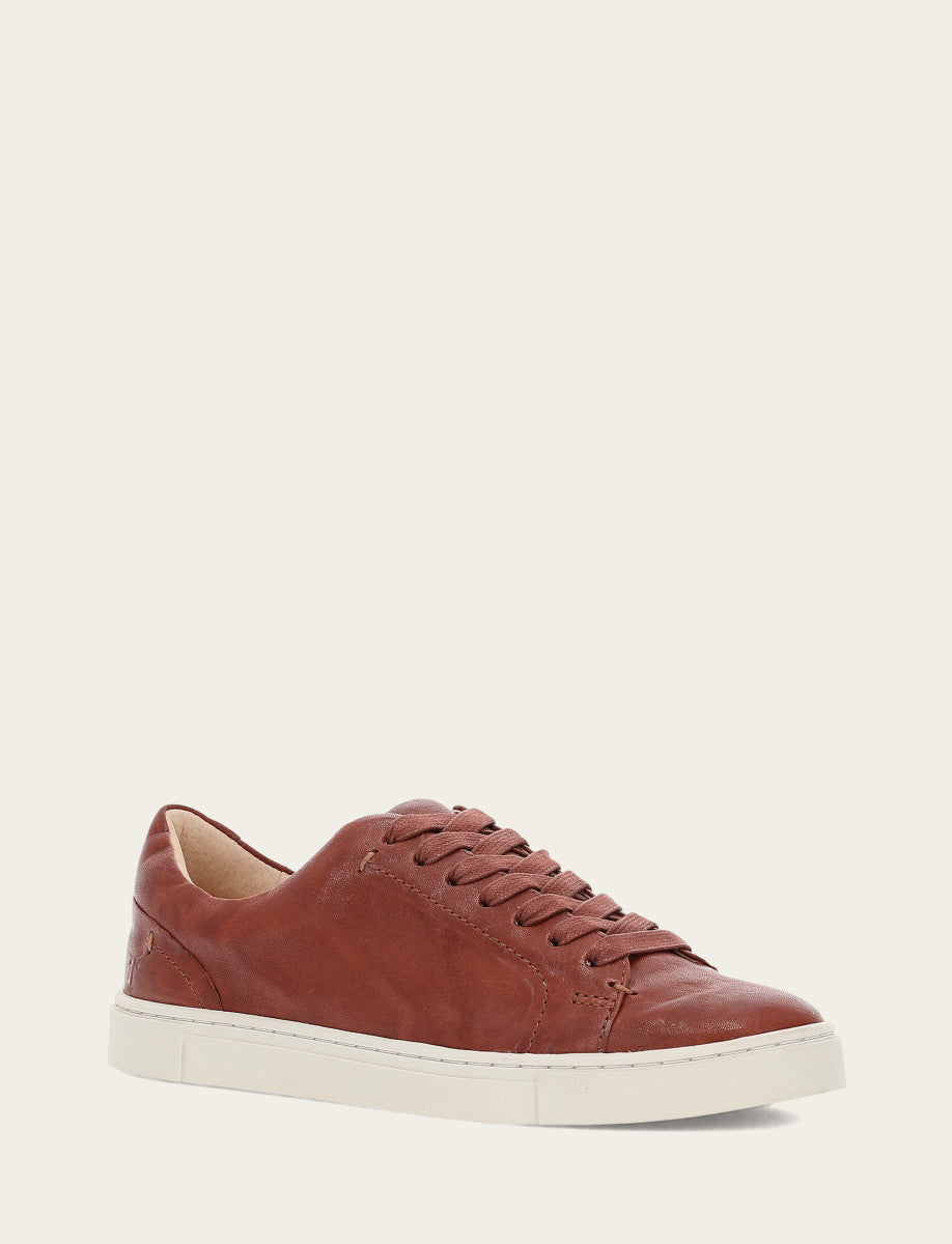 Frye Top Pick - Women's Cognac Ivy Low Lace Sneakers