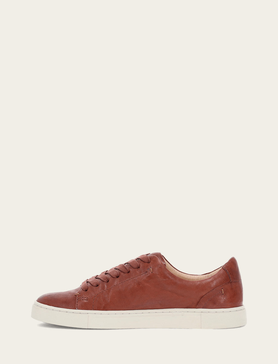 Frye Top Pick - Women's Cognac Ivy Low Lace Sneakers
