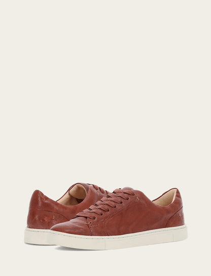 Frye Top Pick - Women's Cognac Ivy Low Lace Sneakers