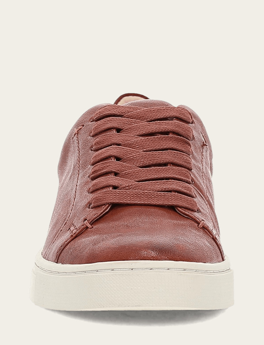 Frye Top Pick - Women's Cognac Ivy Low Lace Sneakers