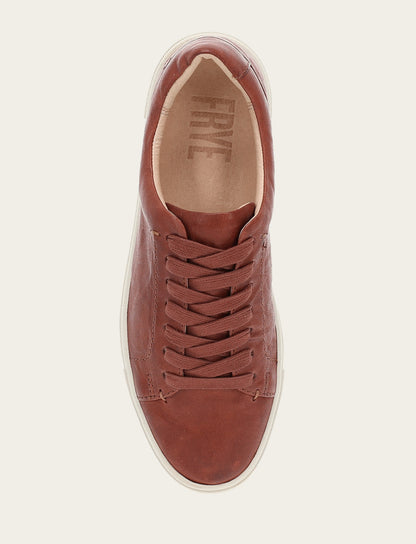 Frye Top Pick - Women's Cognac Ivy Low Lace Sneakers
