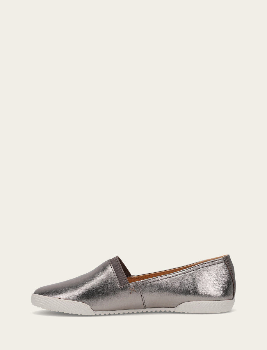 Frye Popular - Women's Dark Pewter Melanie Slip On Sneakers