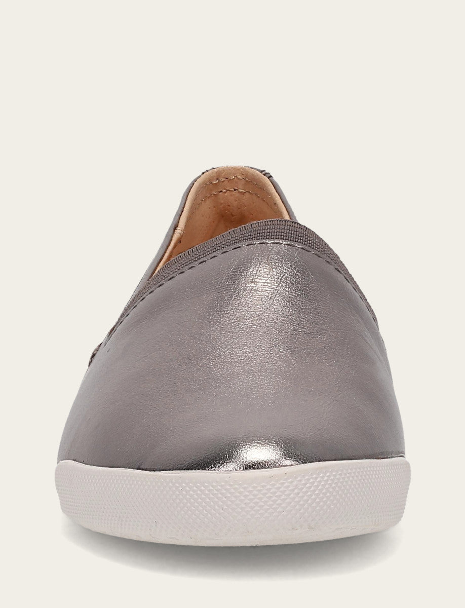 Frye Popular - Women's Dark Pewter Melanie Slip On Sneakers