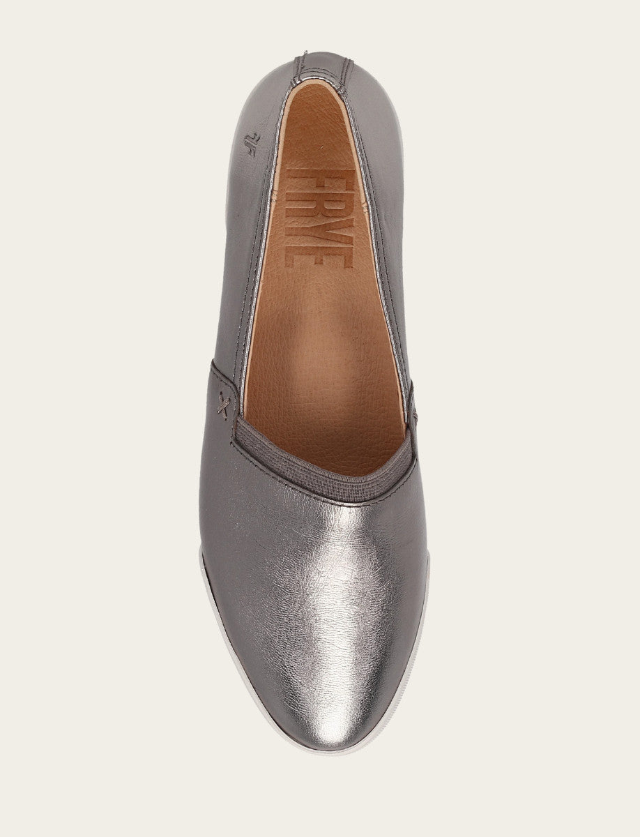 Frye Popular - Women's Dark Pewter Melanie Slip On Sneakers