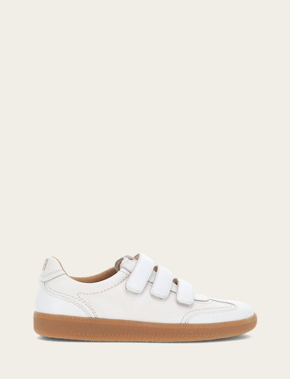 Frye Essential - Women's White Milly 3 Strap Sneakers