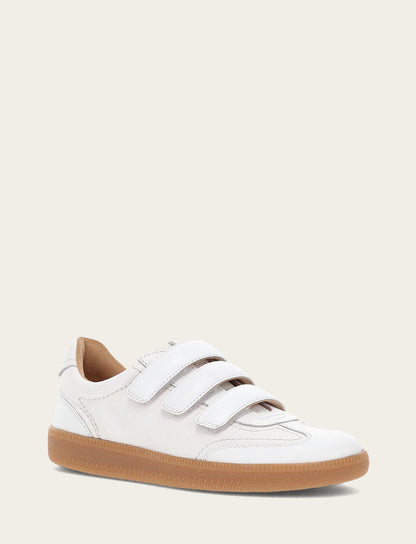 Frye Essential - Women's White Milly 3 Strap Sneakers