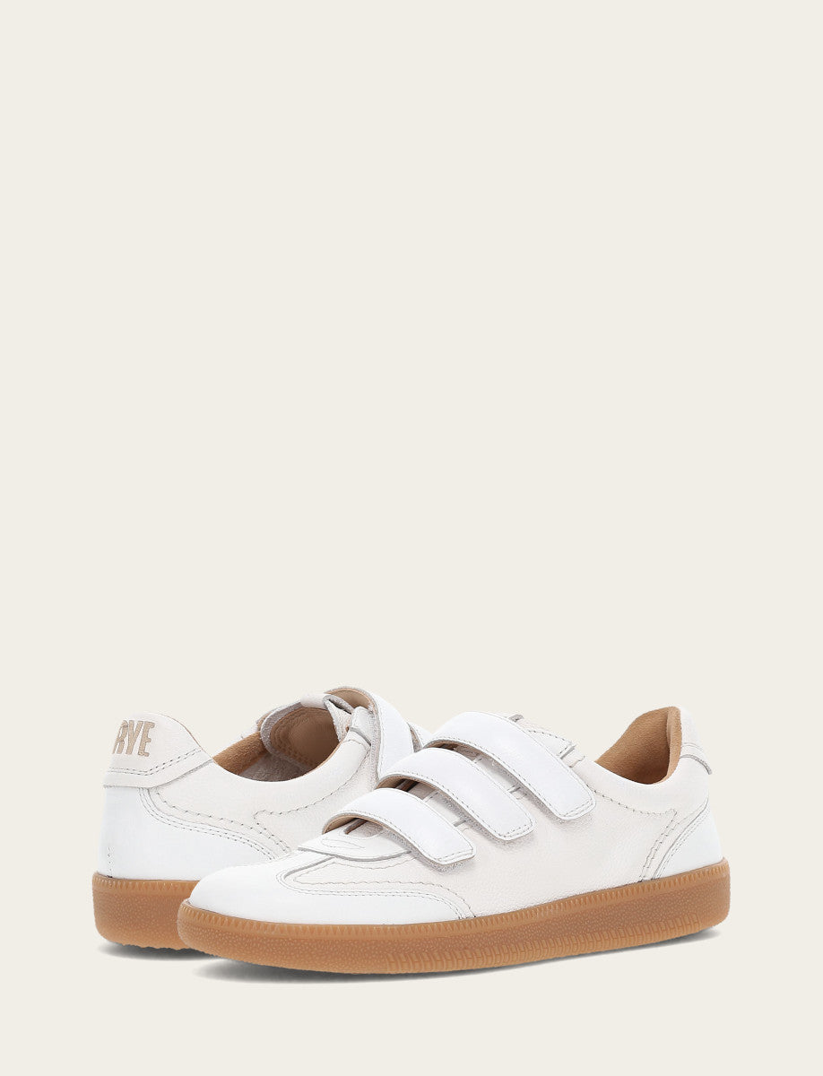 Frye Essential - Women's White Milly 3 Strap Sneakers
