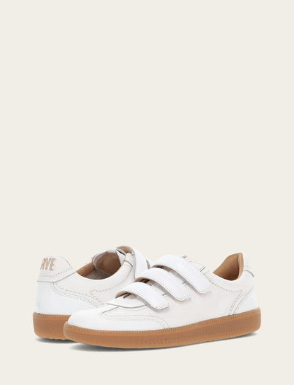 Frye Essential - Women's White Milly 3 Strap Sneakers
