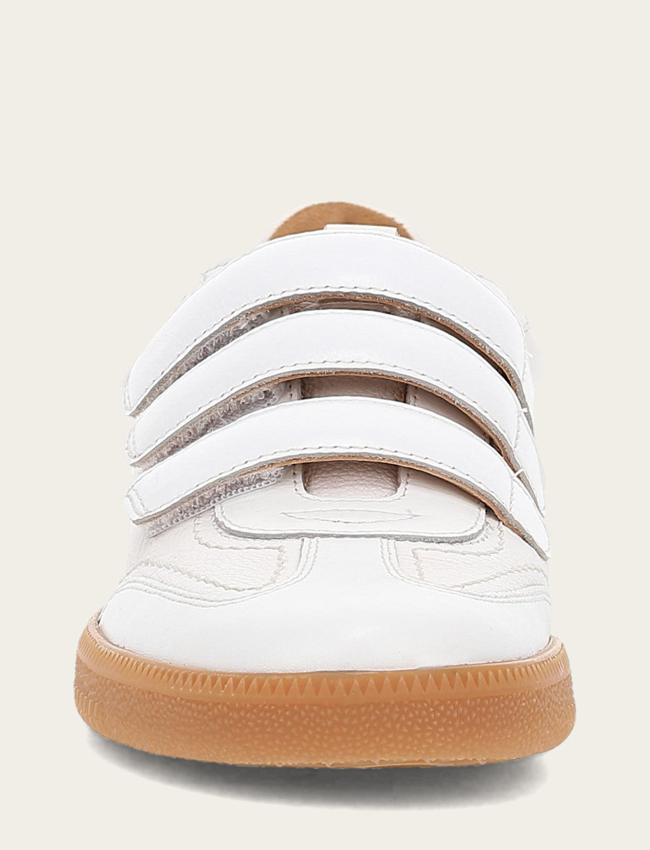 Frye Essential - Women's White Milly 3 Strap Sneakers