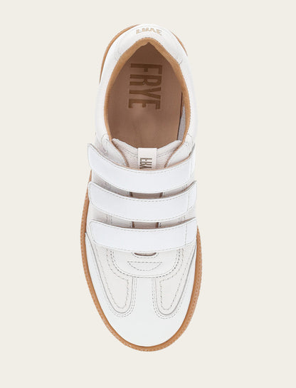 Frye Essential - Women's White Milly 3 Strap Sneakers