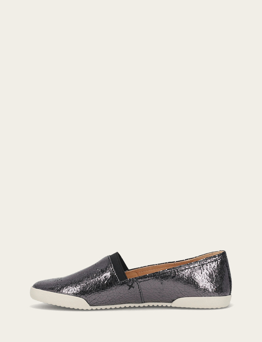 Frye Recommended - Women's Pewter Mirror Melanie Slip On Sneakers