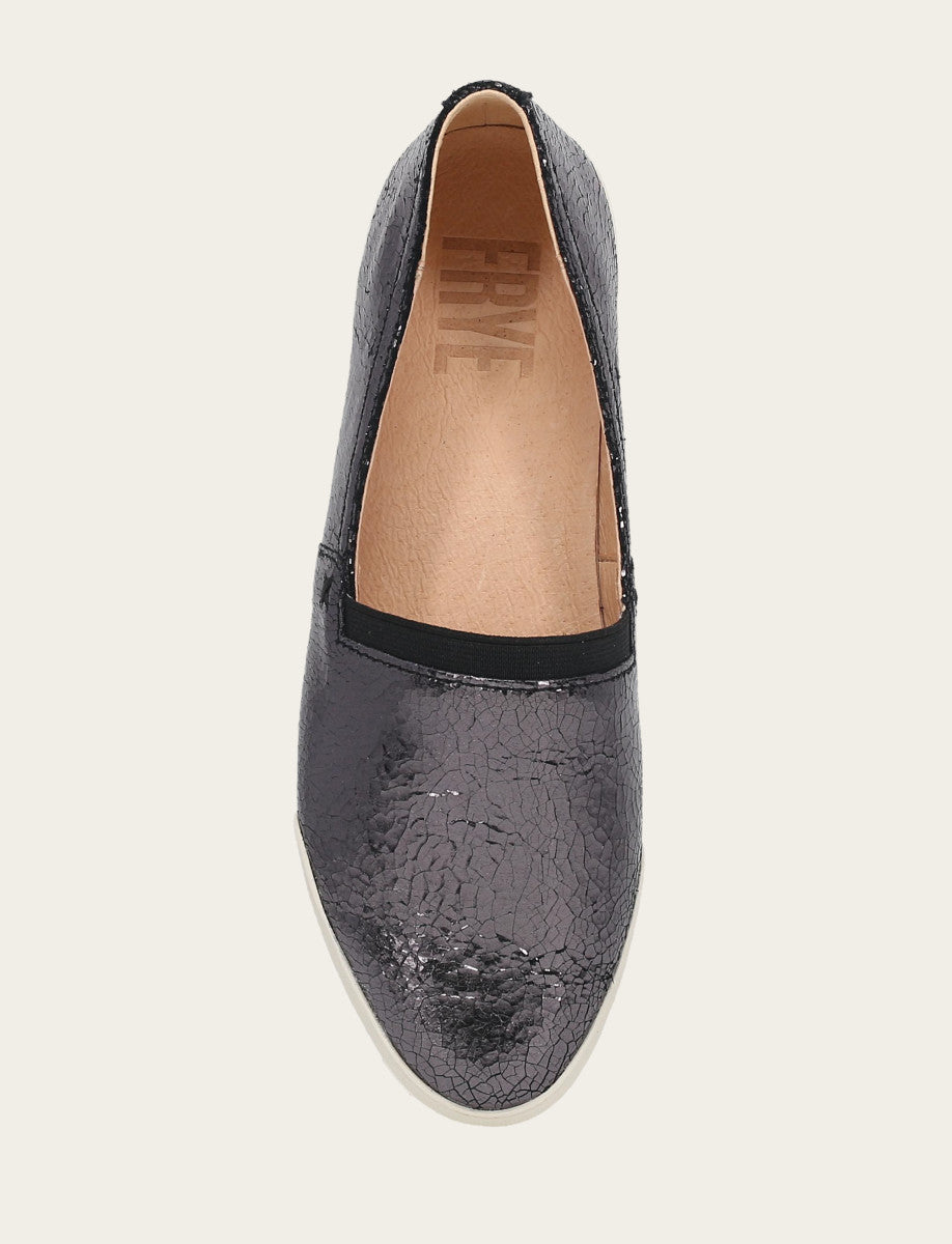 Frye Recommended - Women's Pewter Mirror Melanie Slip On Sneakers