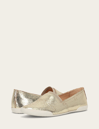 Frye Value - Women's Gold Mirror Melanie Slip On Sneakers