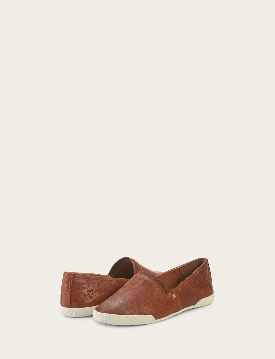 Frye Hot Sale - Women's Cognac Melanie Slip On Sneakers