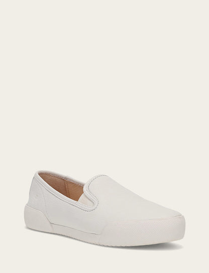 Frye Exclusive - Women's White Mia Slip On Sneakers