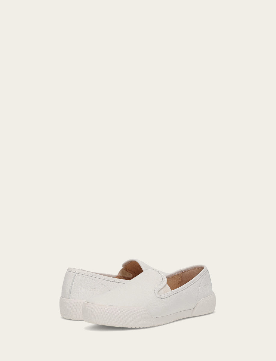 Frye Exclusive - Women's White Mia Slip On Sneakers