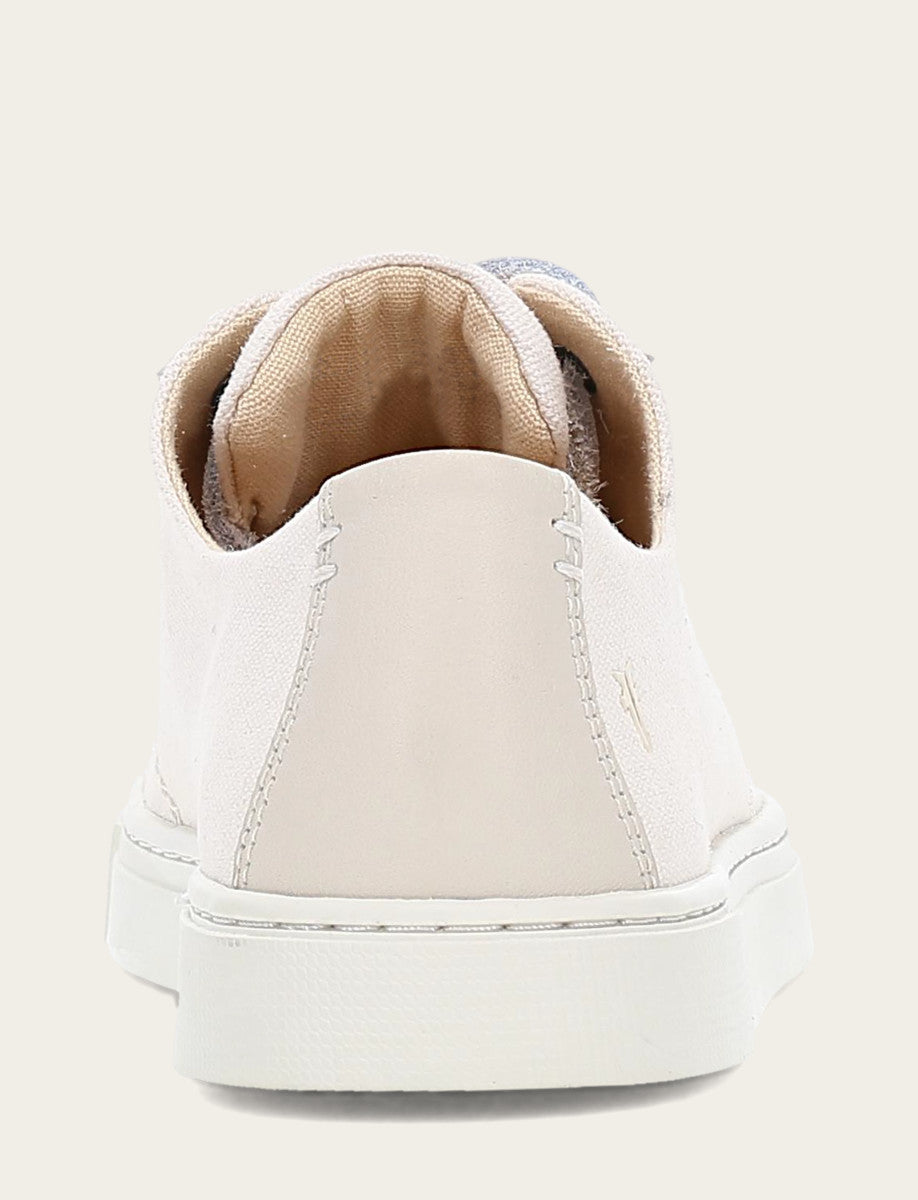Frye Signature - Women's Ivory Ivy Canvas Low Lace Sneakers