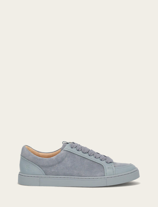 Frye Trusted - Women's Steel Blue Ivy Court Low Lace Sneakers
