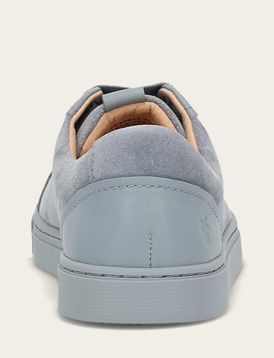 Frye Trusted - Women's Steel Blue Ivy Court Low Lace Sneakers