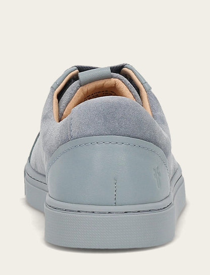 Frye Trusted - Women's Steel Blue Ivy Court Low Lace Sneakers