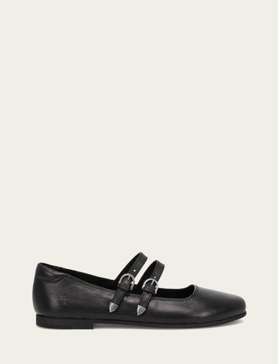 Frye Deals - Women's Black Carson Multi Mary Jane Flats