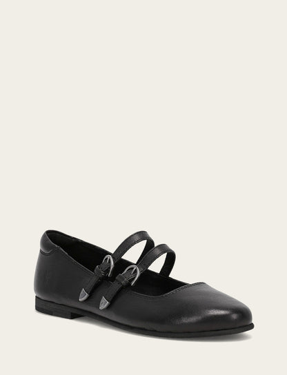 Frye Deals - Women's Black Carson Multi Mary Jane Flats