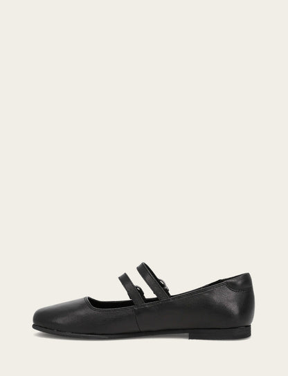Frye Deals - Women's Black Carson Multi Mary Jane Flats
