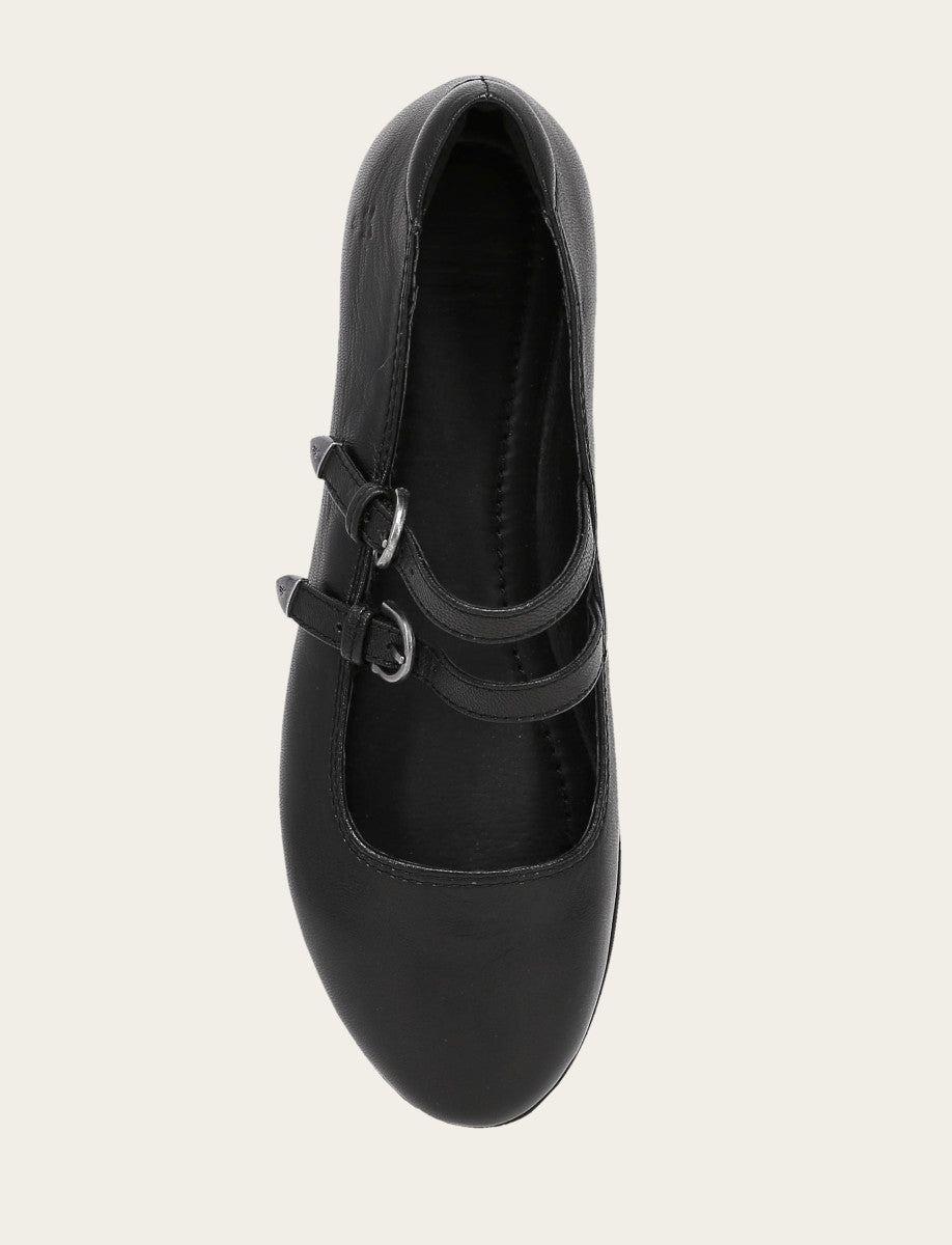 Frye Deals - Women's Black Carson Multi Mary Jane Flats