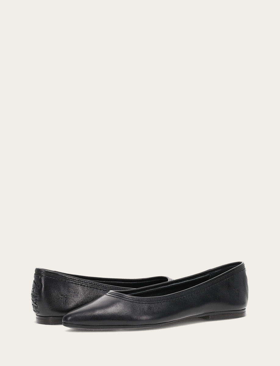Frye Featured - Women's Black Heather Ballet Flats