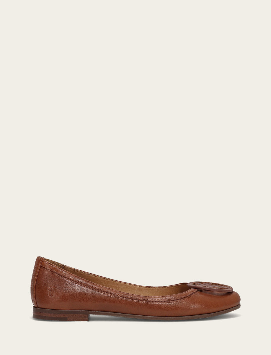 Frye Trending - Women's Cinnamon Carson Logo Ballet Shoe