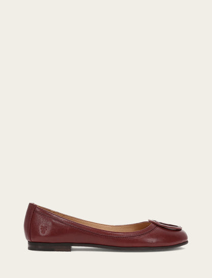 Frye New - Women's Cranberry Carson Logo Ballet Shoe