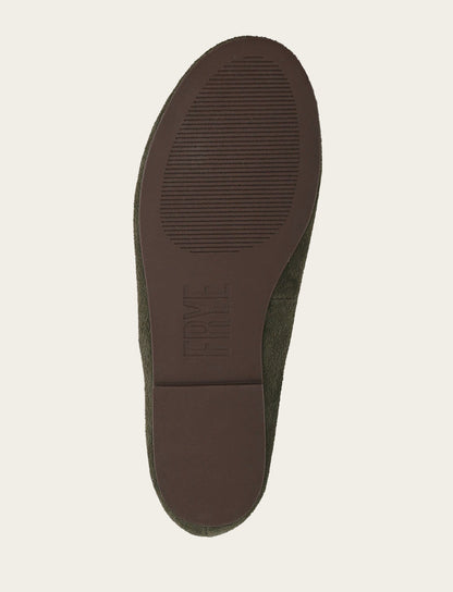 Frye Best Price - Women's Dark Olive Emma Elastic Mary Jane Shoe