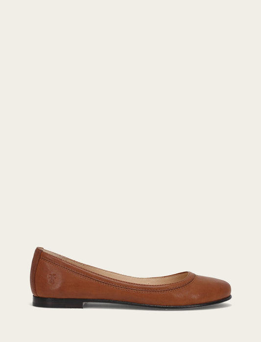 Frye Trending - Women's Cognac Carson Ballet Flats