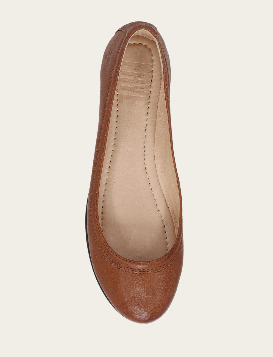 Frye Trending - Women's Cognac Carson Ballet Flats
