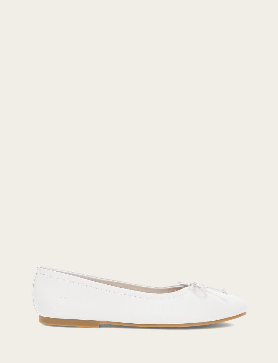 Frye Trending - Women's White Emma Ballet Flats