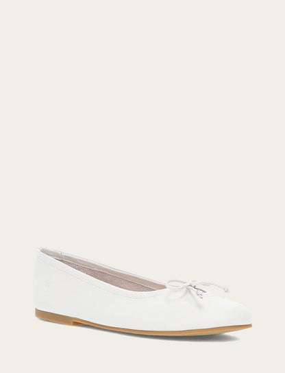 Frye Trending - Women's White Emma Ballet Flats