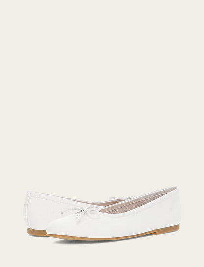 Frye Trending - Women's White Emma Ballet Flats
