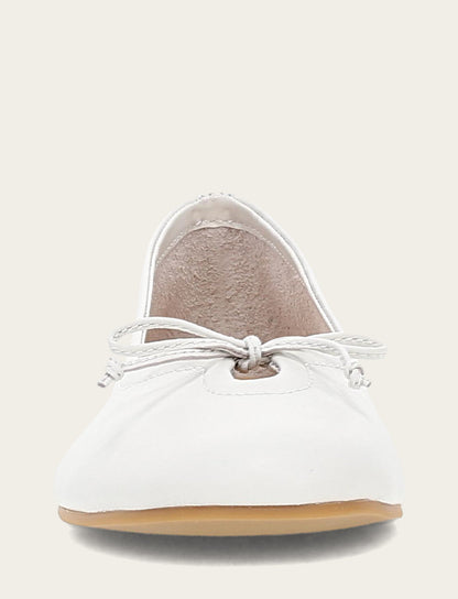 Frye Trending - Women's White Emma Ballet Flats