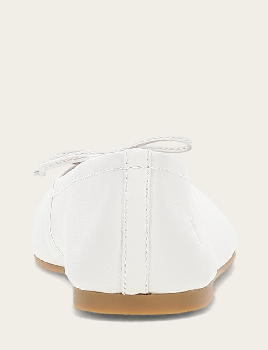 Frye Trending - Women's White Emma Ballet Flats