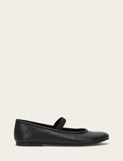 Frye Essential - Women's Black Emma Elastic Mary Jane Shoe