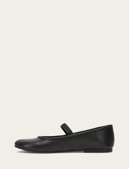 Frye Essential - Women's Black Emma Elastic Mary Jane Shoe