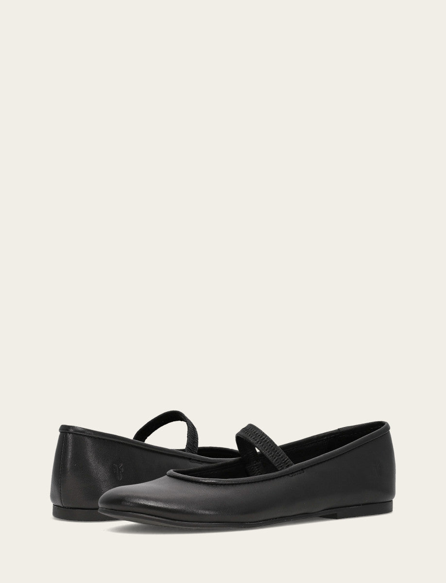 Frye Essential - Women's Black Emma Elastic Mary Jane Shoe
