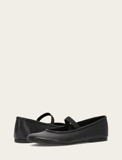 Frye Essential - Women's Black Emma Elastic Mary Jane Shoe