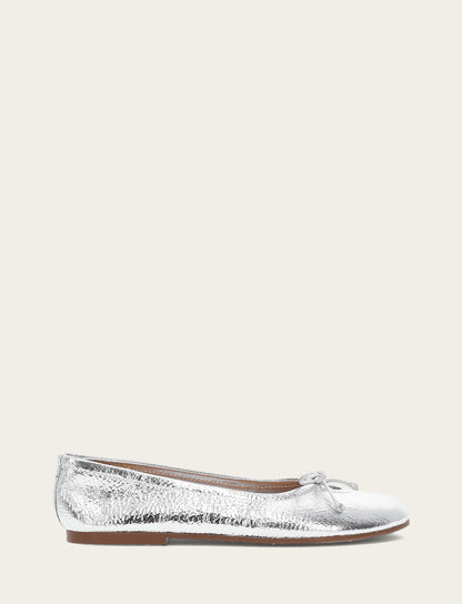 Frye Smart Buy - Women's Silver Emma Ballet Shoe