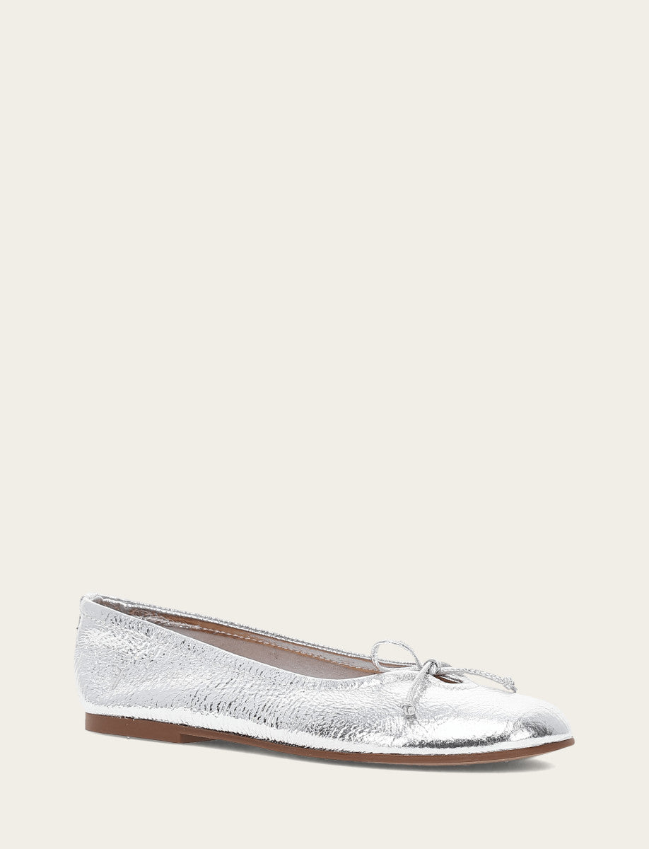 Frye Smart Buy - Women's Silver Emma Ballet Shoe